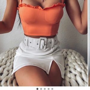 Tiger Mist ester mini skirt